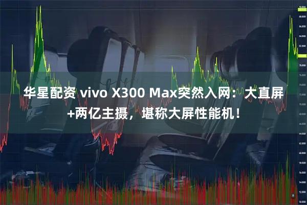 华星配资 vivo X300 Max突然入网：大直屏+两亿主摄，堪称大屏性能机！
